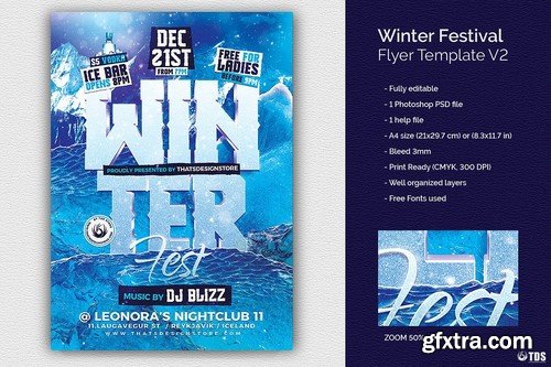 CM - Winter Festival Flyer Template V2 2123805