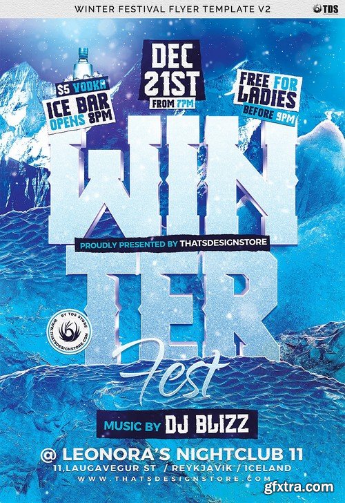 CM - Winter Festival Flyer Template V2 2123805