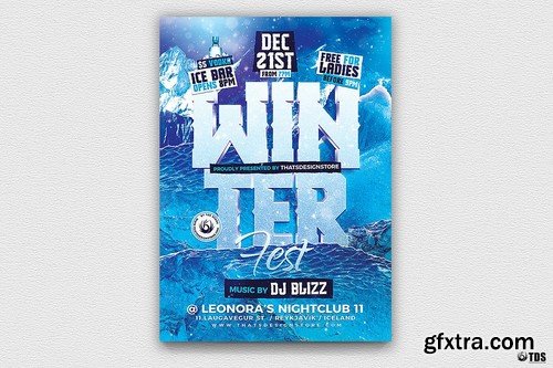 CM - Winter Festival Flyer Template V2 2123805