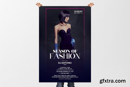 CM - Season of Fashion - PSD Flyer 2118115