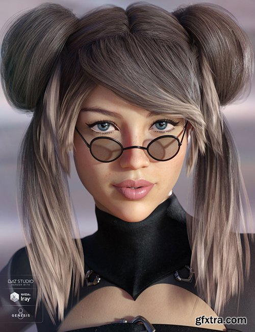 Cady Hair for Genesis 3 & 8 Female(s)