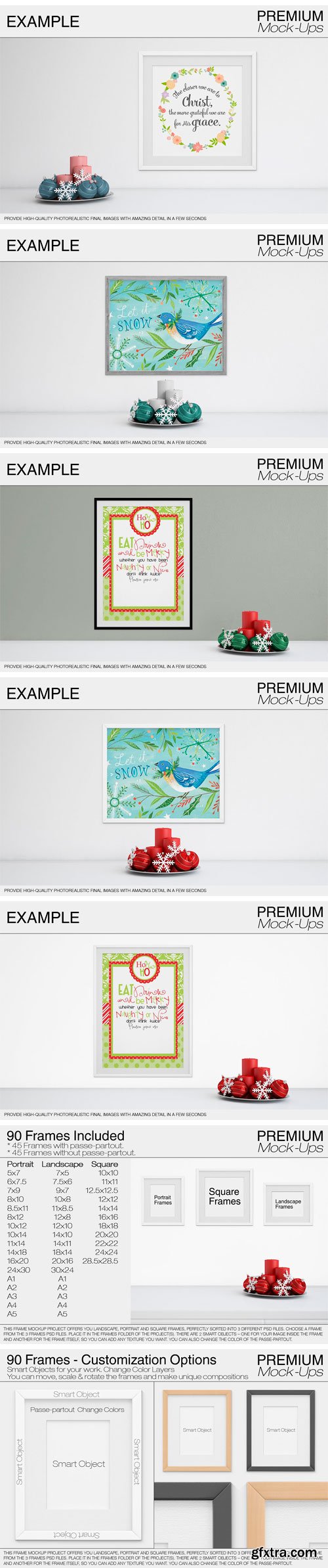 CM - Christmas Frames Pack 2051355