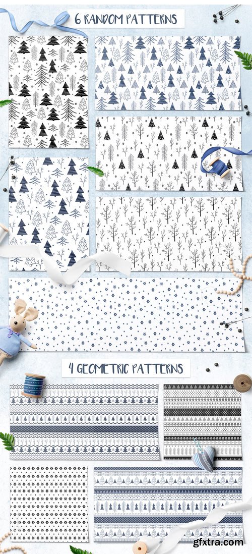 CM - Winter Forest /// Seamless Patterns 2039066