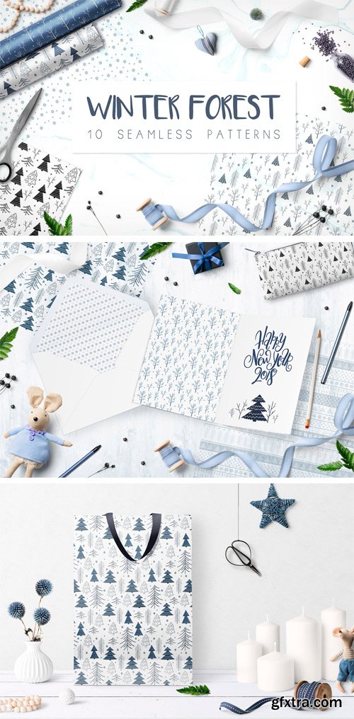 CM - Winter Forest /// Seamless Patterns 2039066