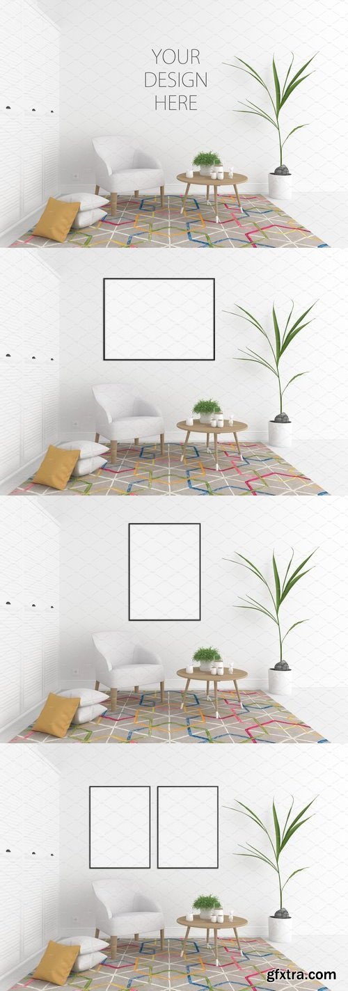 CM - Interior mockup - blank wall mock up 1931126