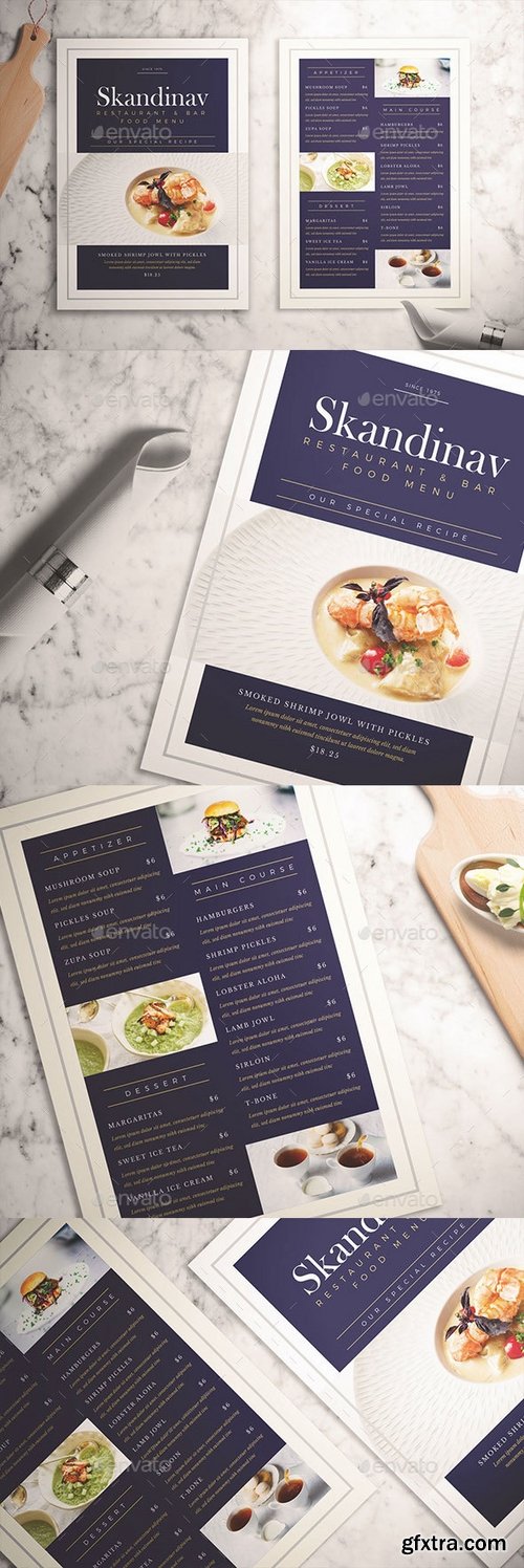 GraphicRiver - Classy Food Menu 21120151