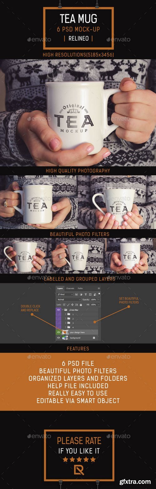 Graphicriver - Tea Mug Mock-up Pack Vol.2 19457729