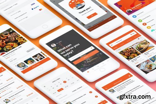 CM - Food Mobile App UI Kit 1811816