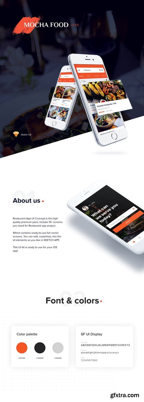 CM - Food Mobile App UI Kit 1811816