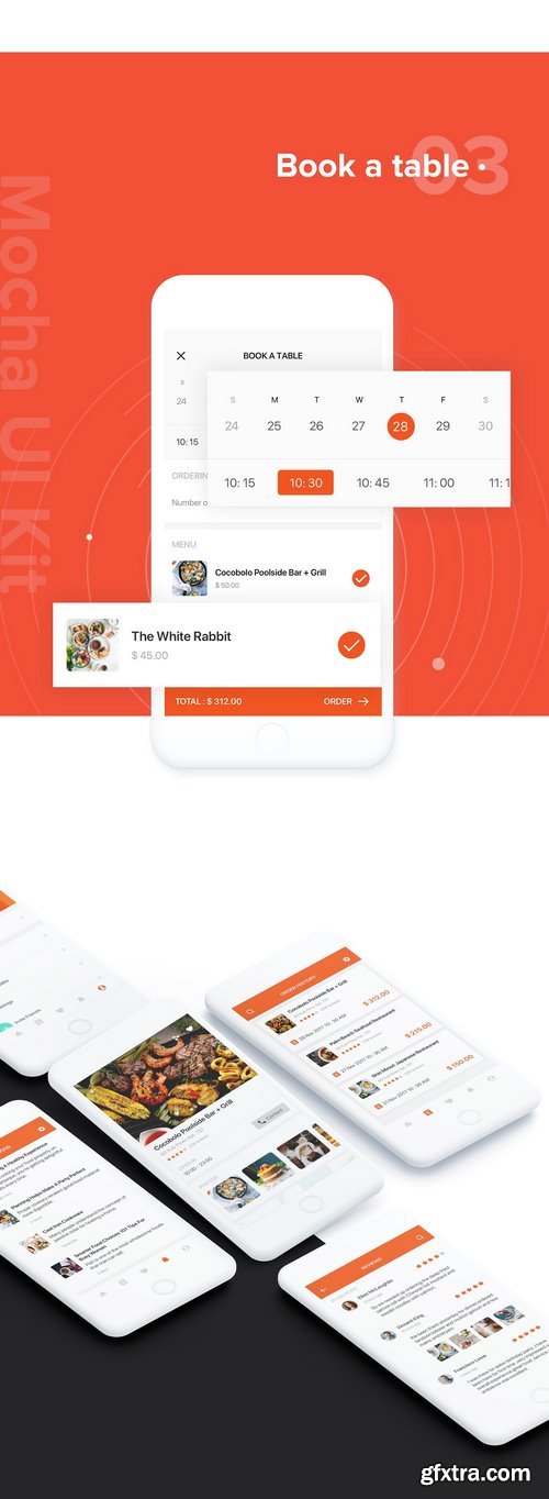 CM - Food Mobile App UI Kit 1811816