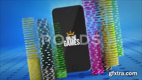 Pond5 - Iphone Poker Logo Reveal - 81734837