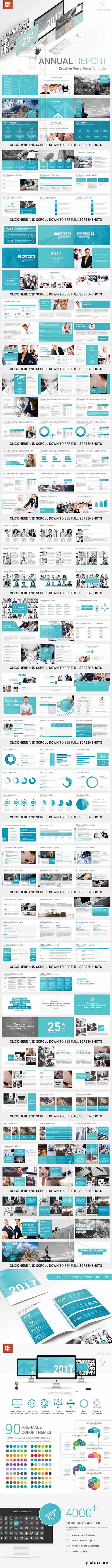 CreativeMarket - Annual Report PowerPoint Template 2111187