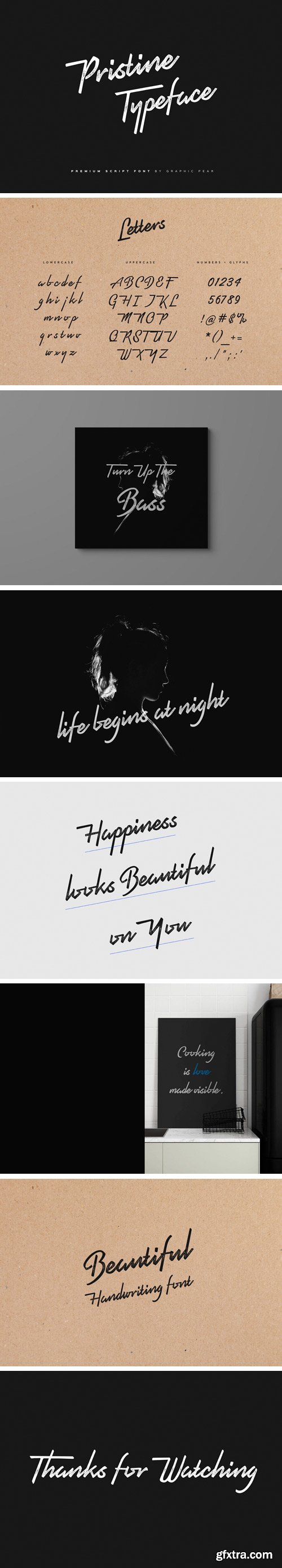 Pristine Script Typeface