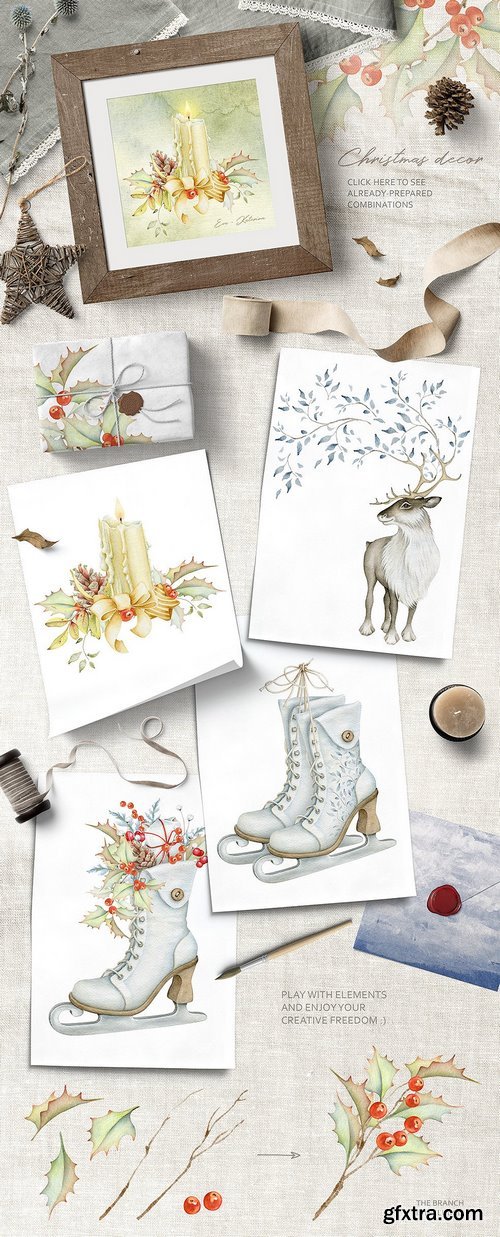 CM - Magic Winter Watercolors. SALE 2032251