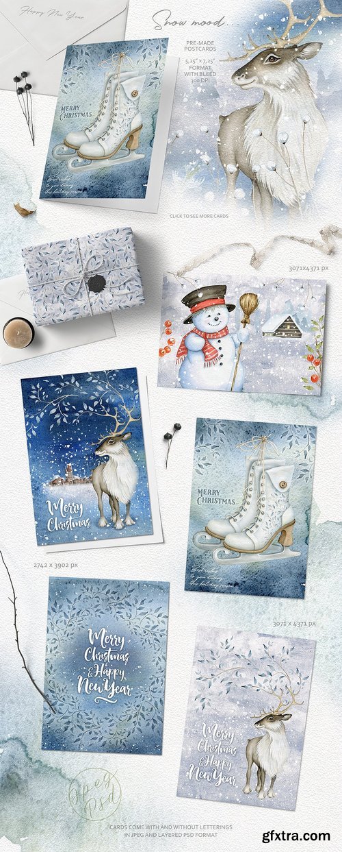 CM - Magic Winter Watercolors. SALE 2032251