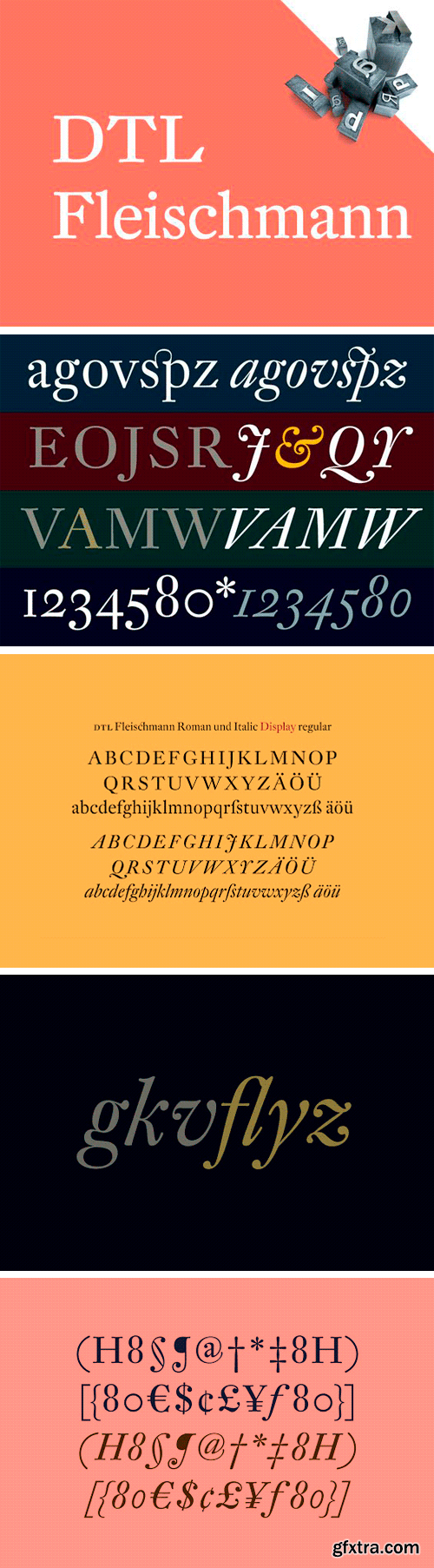 DTL Fleischmann Font Family