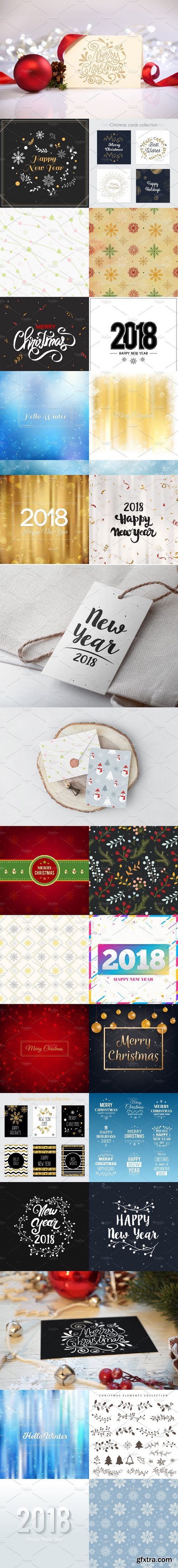 CM - 200+ Christmas Design Element BUNDLE 1949880