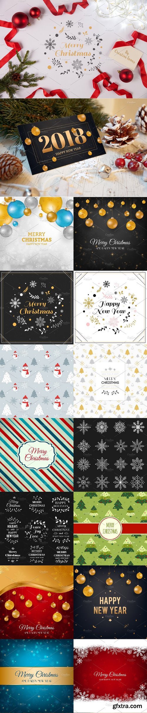 CM - 200+ Christmas Design Element BUNDLE 1949880