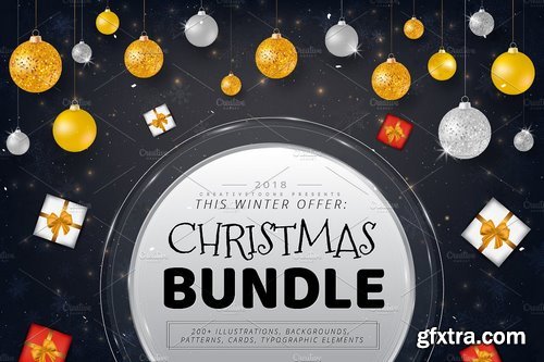 CM - 200+ Christmas Design Element BUNDLE 1949880