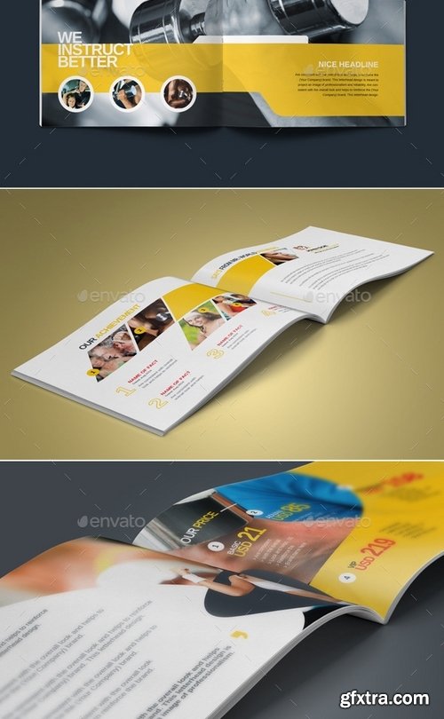 GraphicRiver - WealFit  Fitness - Gym Bifold A5 Brochure 10282368