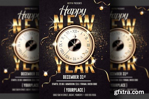 CM - New Year Invitation Flyer Template 2125439
