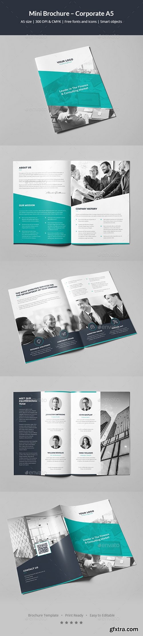 Graphicriver - Mini Brochure – Corporate A5 21038102