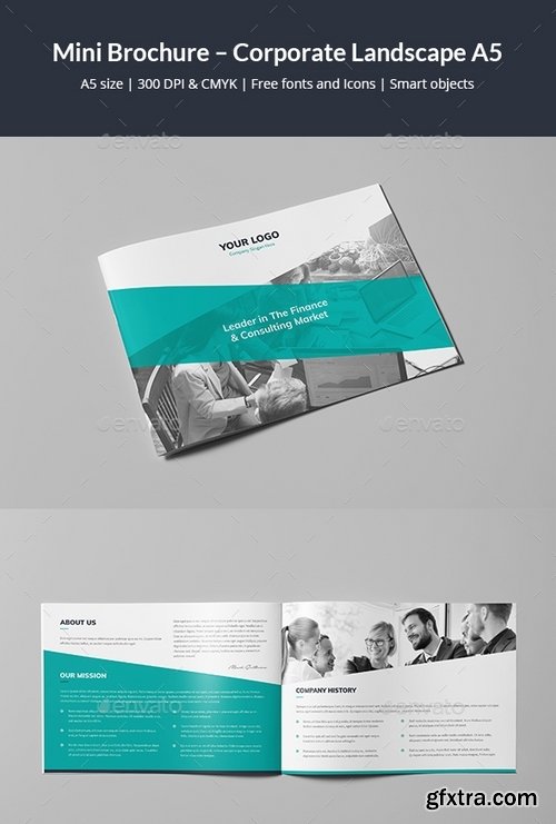 GraphicRiver - Mini Brochure – Corporate Landscape A5 21058758