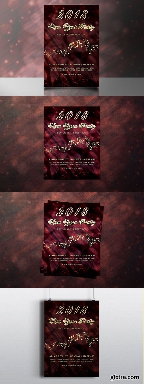 CM - New Year Flyer Template V669 2026709