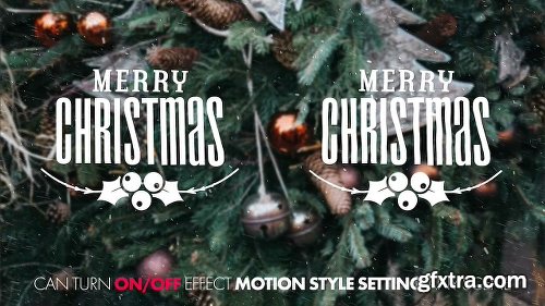 Motionarray Merry Christmas Titles 54323