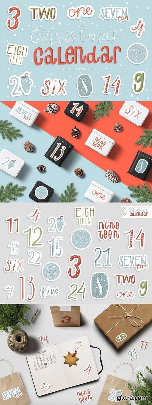 CM - Christmas Advent Calendar Numbers 2017840