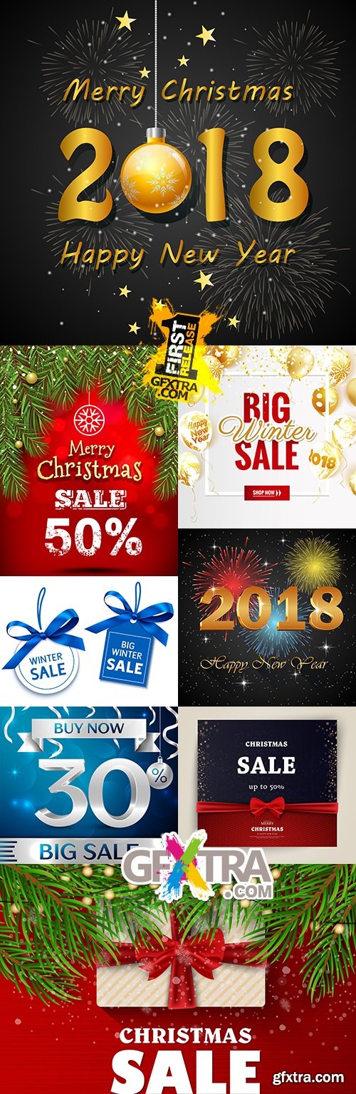 Merry Christmas sale special day design illustration 7