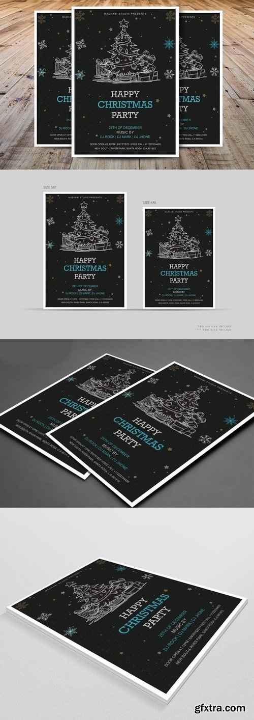 CM - Christmas Party Flyer Template 2017107