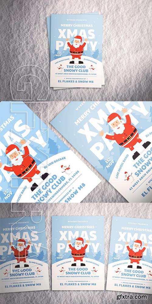 CreativeMarket - Christmas Party Flyer 2059430