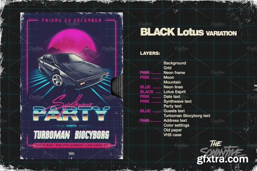 CreativeMarket 80s NewRetroWave flyers 2104229