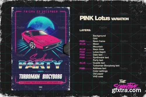 CreativeMarket 80s NewRetroWave flyers 2104229