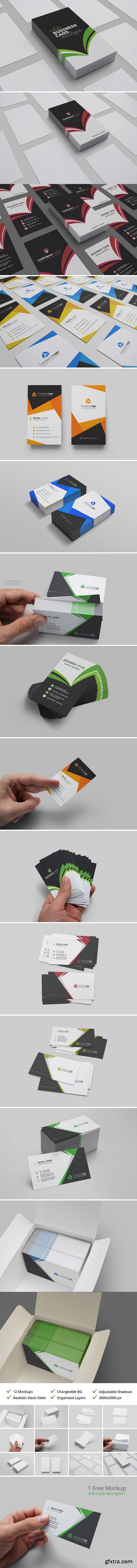 CM - Realistic Business Card Mockups 2072315