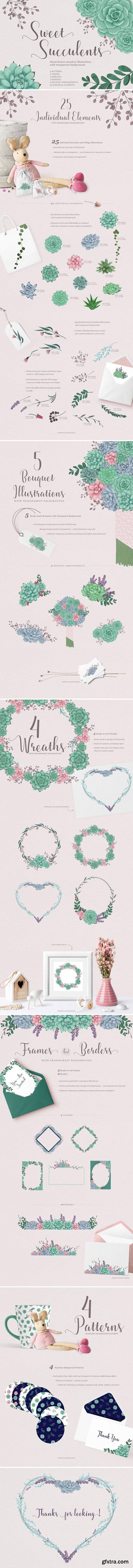 CM - Sweet Succulents Design Set 2072238