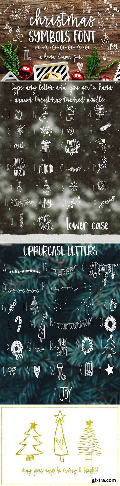 CM - Christmas Symbols Font 2071690