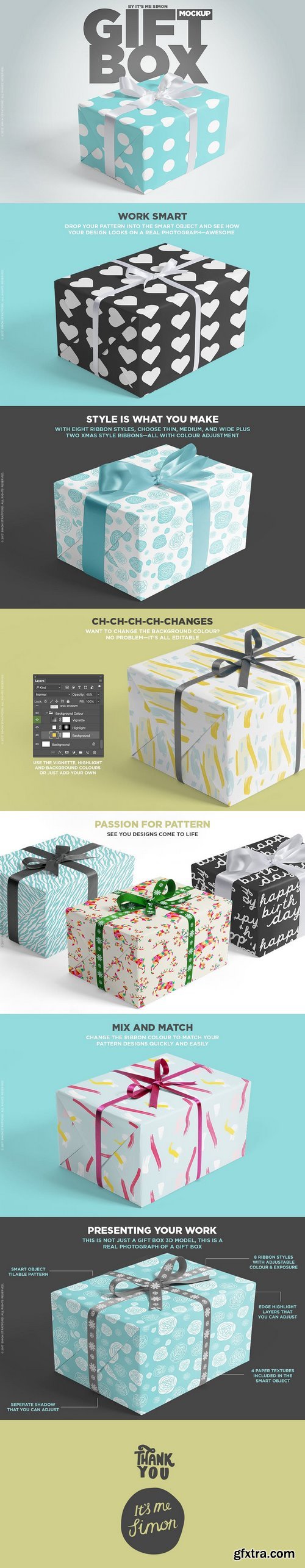 CM - Gift box mockup 1857667