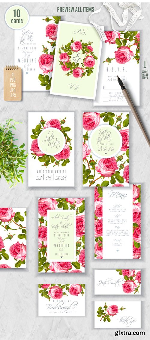 CM - Wedding Invitations BUNDLE 2111148