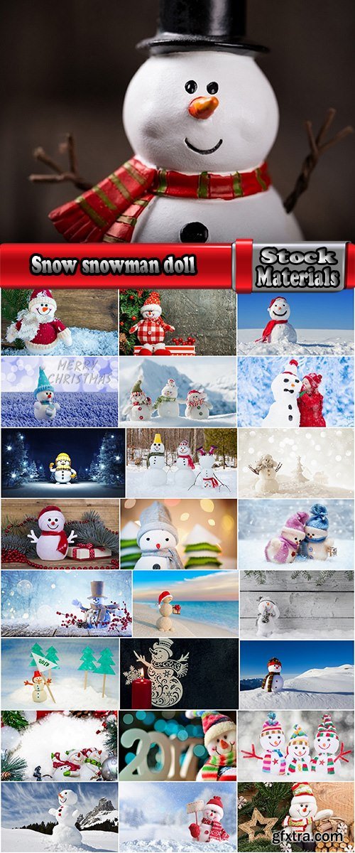 Snow snowman doll decoration new year christmas 25 HQ Jpeg