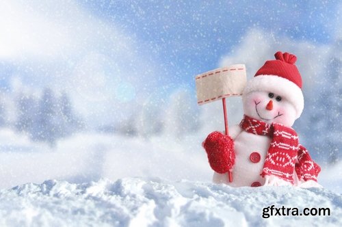 Snow snowman doll decoration new year christmas 25 HQ Jpeg