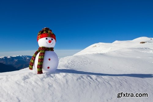 Snow snowman doll decoration new year christmas 25 HQ Jpeg