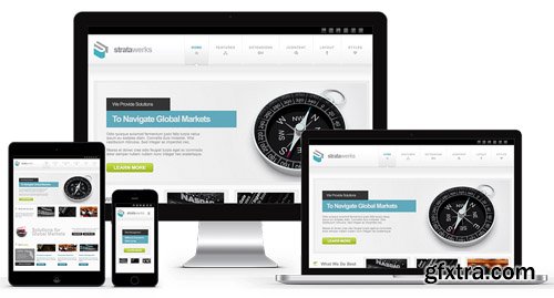 JoomlaXTC - StrataWerks v3.4.0 - Clean Business Joomla Template