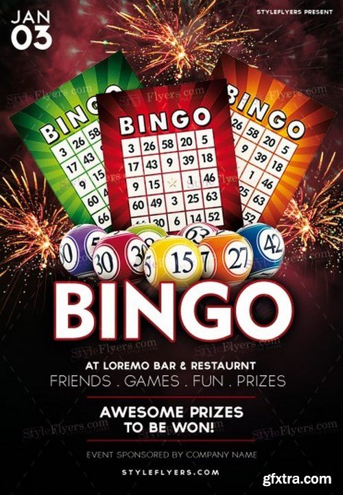 Bingo PSD Flyer Template