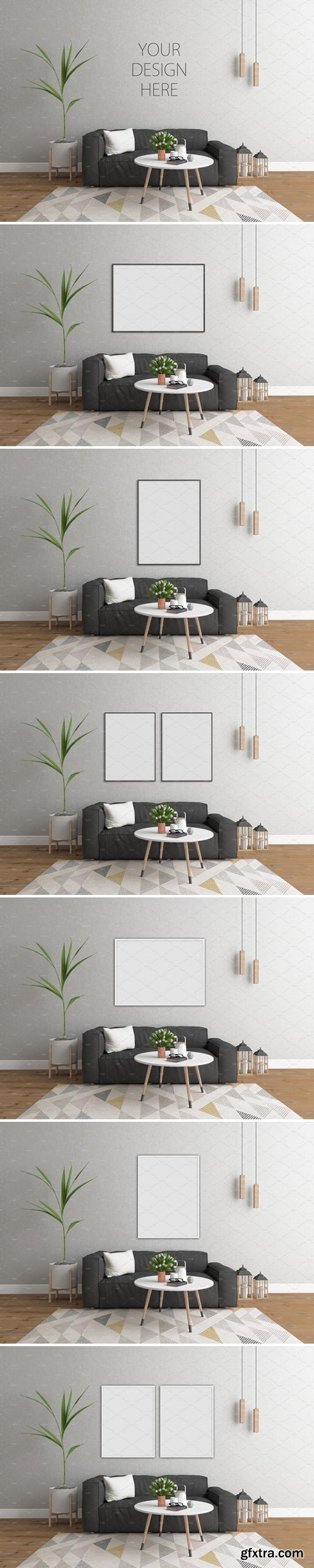 CM - Interior mockup - scandinavian room 2072172