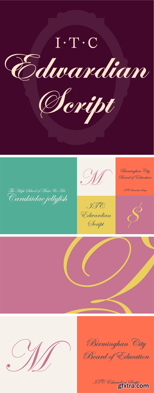 ITC Edwardian Script Font Family