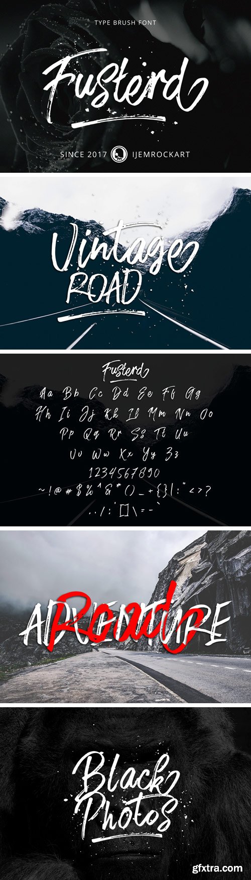 Fusterd Brush Typeface