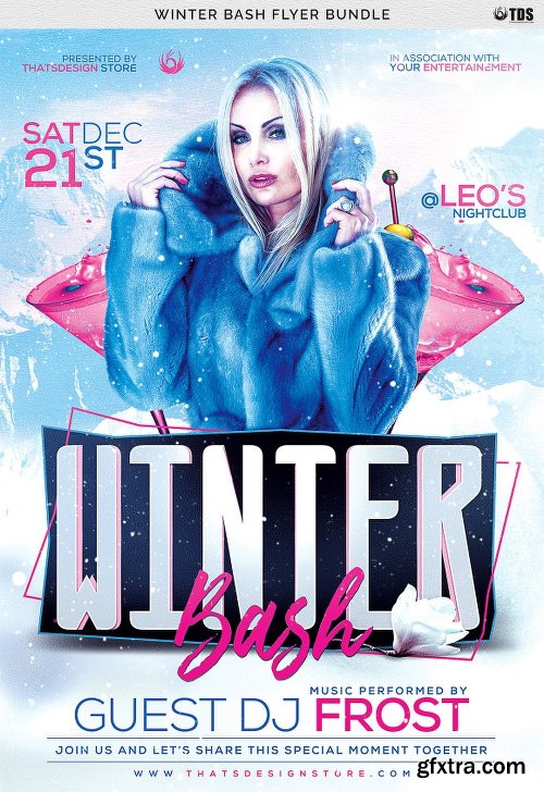 CreativeMarket Winter Bash Flyer Bundle 2012118