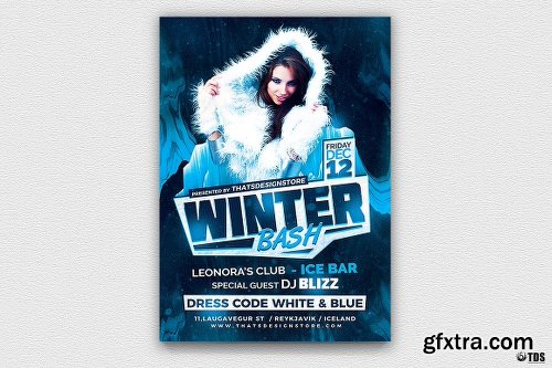 CreativeMarket Winter Bash Flyer Bundle 2012118